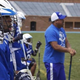 Coach Lloyd Carter (far right) with the Hampton University Pirates team, the first HBCU team to play NCAA Division I lacrosse.
Courtesy Hampton University